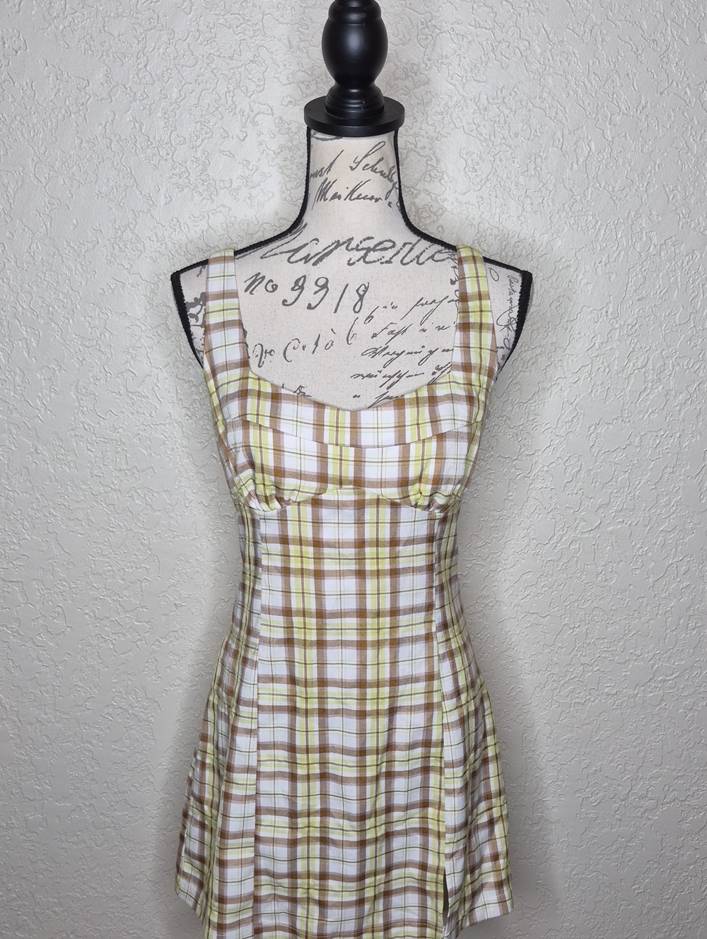 L.A. Hearts 90s Y2K Multicolored Plaid Sleeveless Dress Size M